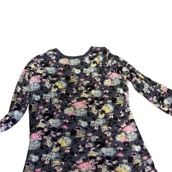 Vera Bradley Blue and Pink Floral Pajama Set - Picture 4 of 9